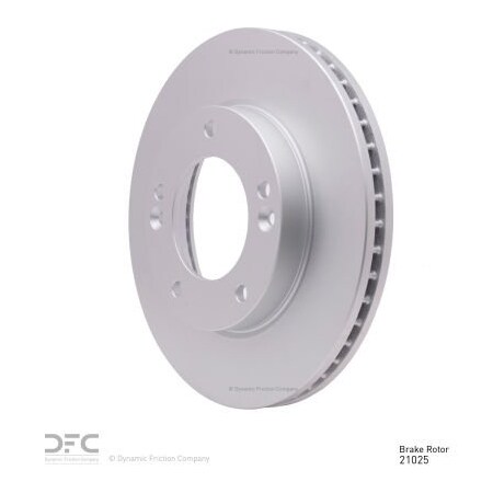 Dynamic Friction Co DFC GEOSPEC Coated Rotor - Blank - Dynamic Friction Company 604-21025 604-21025